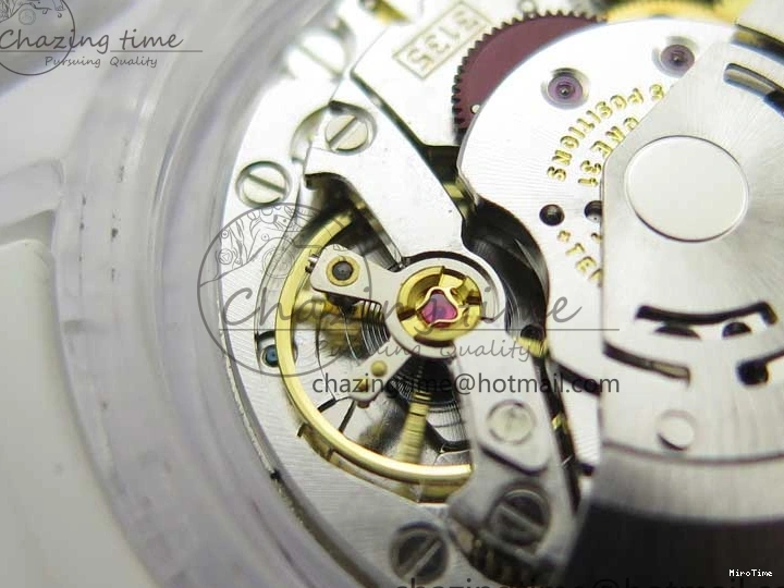 MiroTime 0123 Submariner Phantomlab Transparent KZF Best Edition Blue Fruit Dial on White Rubber Strap VR Classic 2563